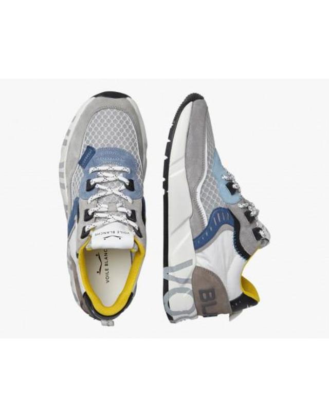 보일 블랑쉐 보일브랑쉐 남성 스니커즈 CLUB01 1B27 BLUE WHITE BPG 착용컷