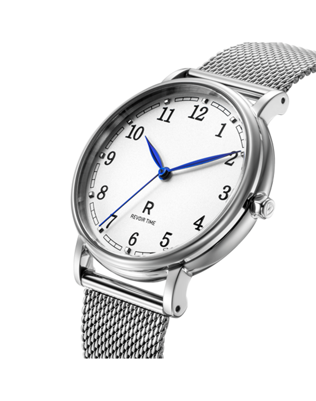 로만손 R 라운드 아라빅 매쉬 RWTMMM6BS004WHWH0 착용컷