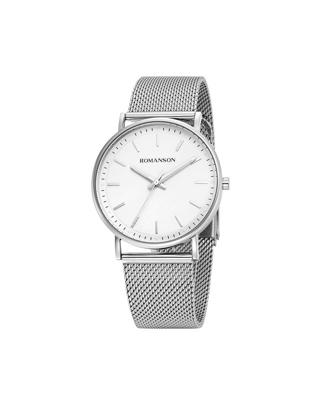 로만손 R 라운드슬림 37 시계 RWRMUL3BF016WHWH0_(Small Size) 착용컷