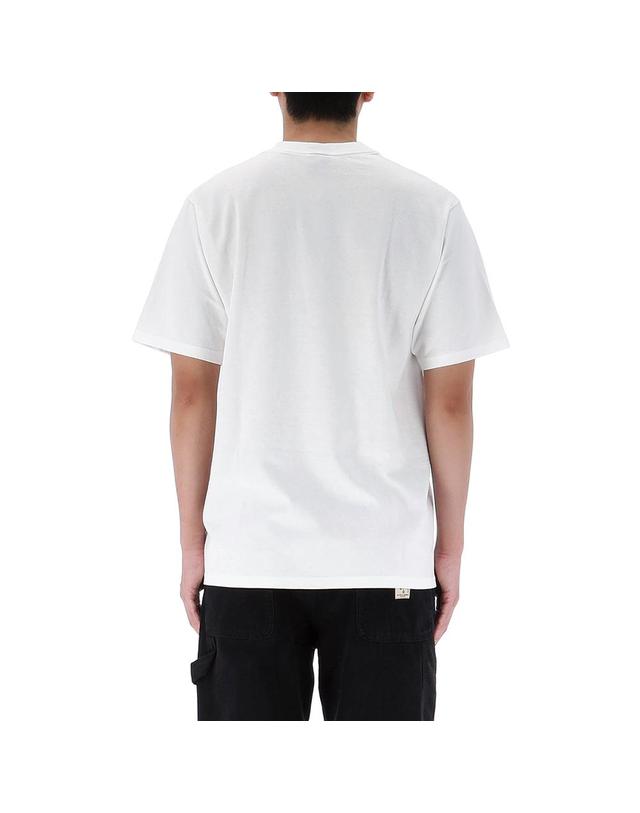 스투시 스투시 FAWN 폰 반팔 티셔츠 1905143 WHITE 착용컷