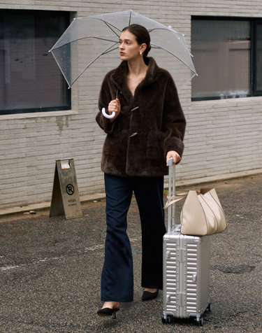[앤클라인]드로우 와이드 팬츠 S6IM182