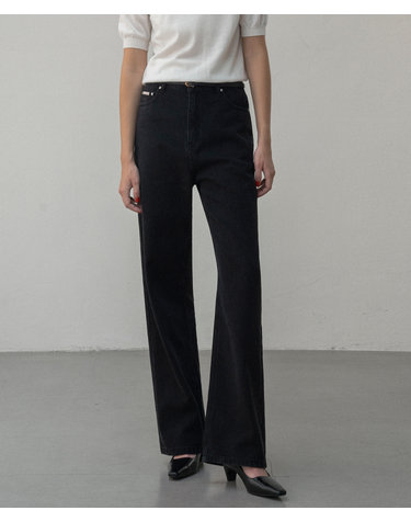 SIJN6079 슬로우 블랙 데님_Black