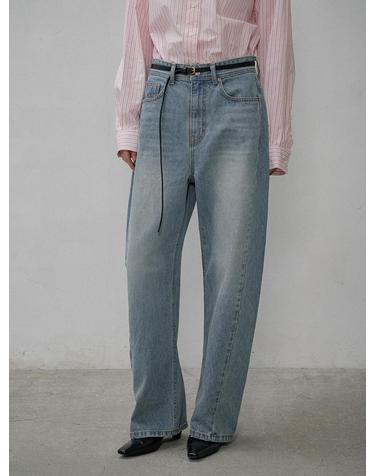 SIJN6087 아르코 커브드 데님_Light blue