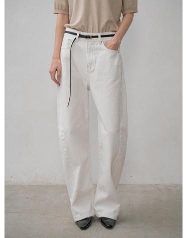 SIJN6087 아르코 커브드 데님_Ivory