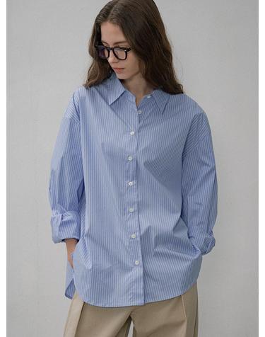 SITP5187 오버 핏 멀티 ST 셔츠_Light blue