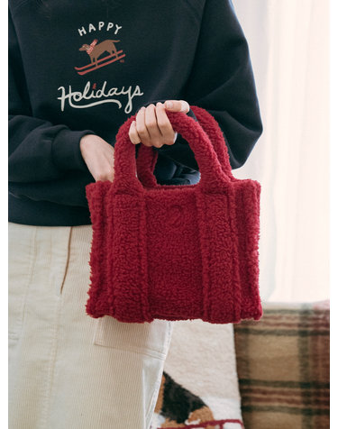 SIAC3015 shearing tote bag_Red