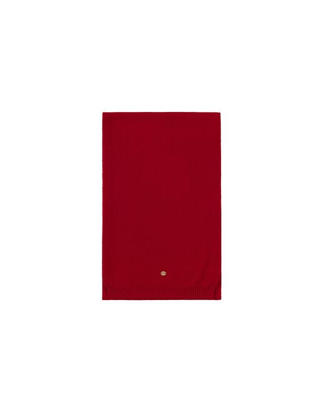 시야쥬 SIAC3093 라이트 울 머플러_Red 착용컷
