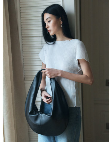 SIAC3113 Arche Hobo Bag_Black