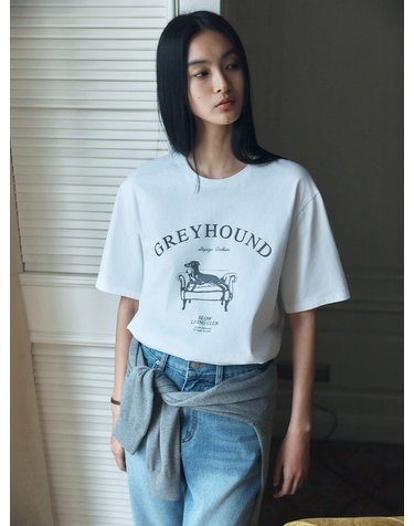 SITP5264 그레이하운드 반팔 티셔츠_White