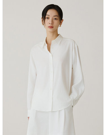 SITP5258 루즈 핏 리에르 셔츠_White