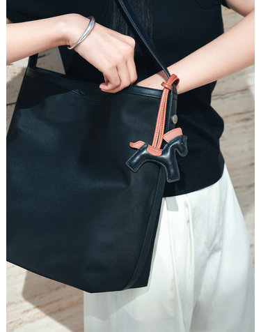 SIAC3116 Lambskin Horse Charm_Black