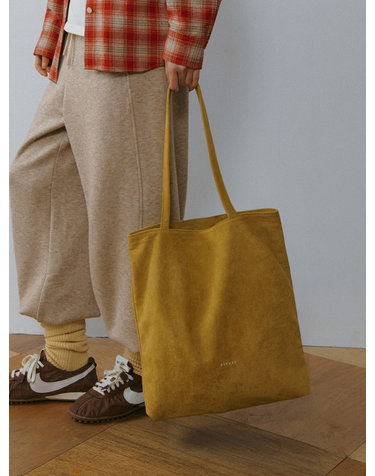 SIAC3146 Lento Suede Bag_Mustard