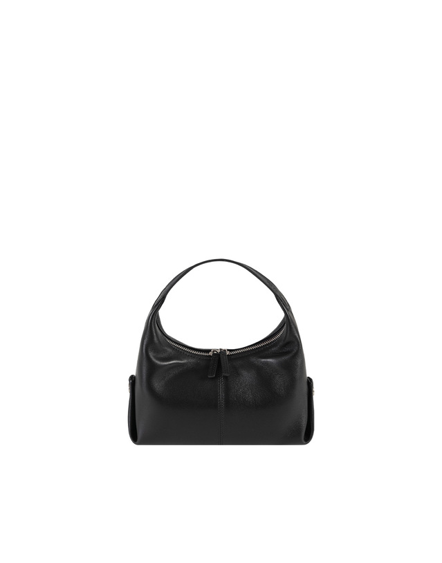 시야쥬 SIAC3076 Lambskin Flow Bag S_Black 블랙 착용컷