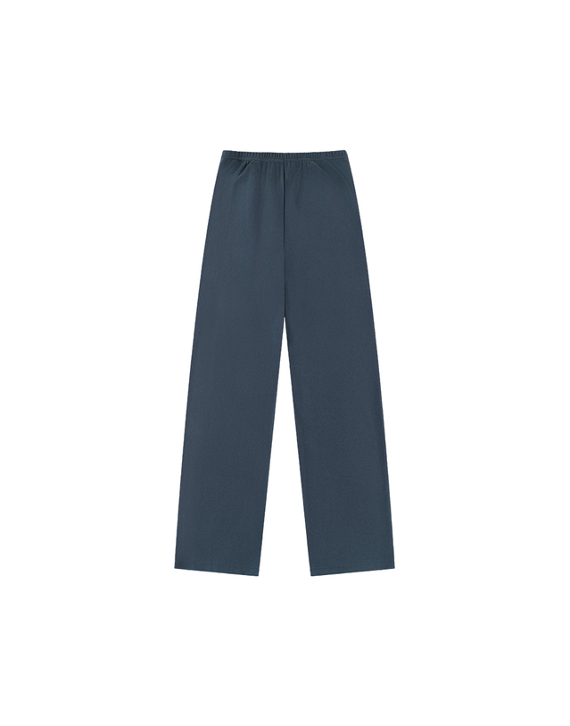 시야쥬 SIPT7191 컴포트 다이마루 밴딩 팬츠_Navy blue 네이비 착용컷