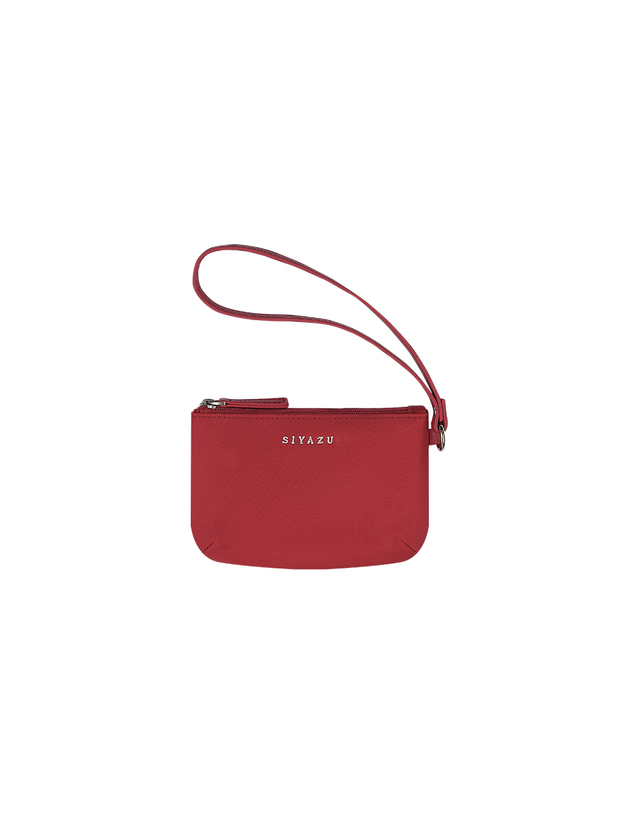 시야쥬 SIAC3125 Loop Nylon Mini Pouch_Red 레드 착용컷