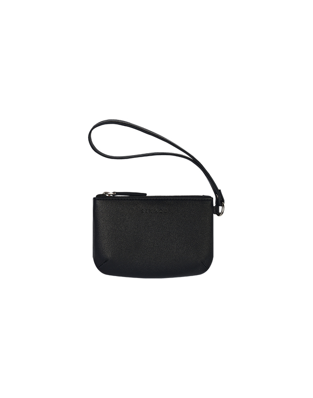 시야쥬 SIAC3124 Loop Leather Mini Pouch_Black 블랙 착용컷