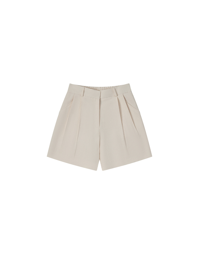시야쥬 SIPT7195 라운지 소프트 쇼츠_Light beige 베이지 착용컷