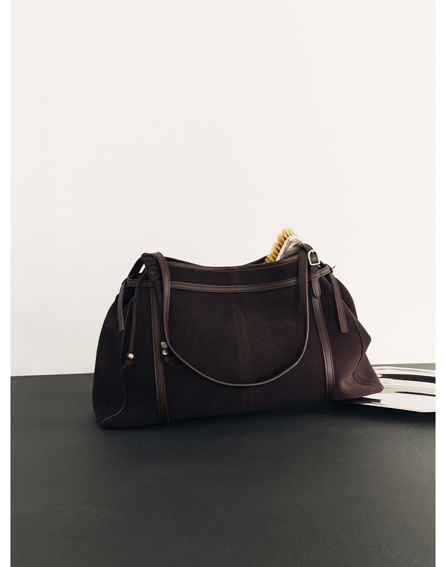 시야쥬 SIAC3138 Mure Bag_Dark brown 브라운 착용컷