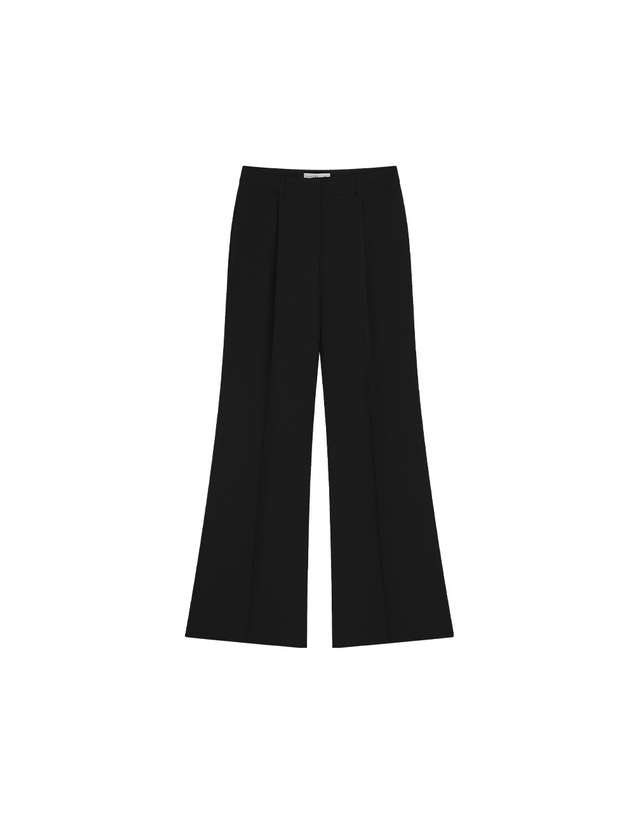 시야쥬 SIPT7213 부츠컷 핀턱 슬랙스_Black 블랙 착용컷