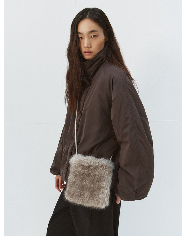 시야쥬 SIAC3158 Flou Bag_Gray 그레이 착용컷