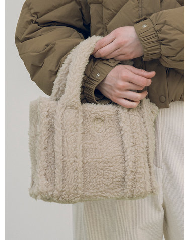 SIAC3015 shearing tote bag_Beige