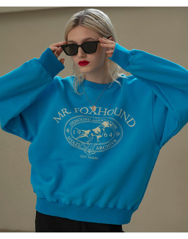 SITP5042 Foxhound Sweat shirt_Bright blue