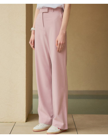 SIPT7048 side banding essential trousers_Indie pink
