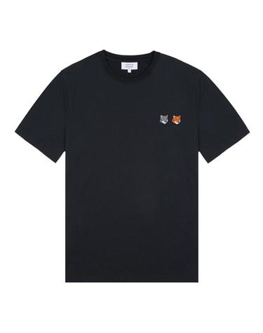 메종키츠네 OM011CFKJ7025 P190 더블 폭스 헤드 컴포트핏 티셔츠