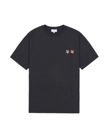 메종키츠네 OW011CFKJ7026 P190 더블 폭스 헤드 레귤러핏 티셔츠