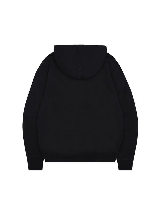 아미 아미 BFUSW235 730 001 하트 로고 후드 티셔츠 착용컷