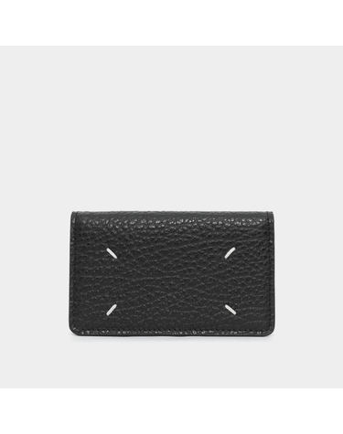 마르지엘라 26FW 스티치 넘버링 그레인레더 폴드 여성 카드지갑 SA3VX0008 P4455 T8013