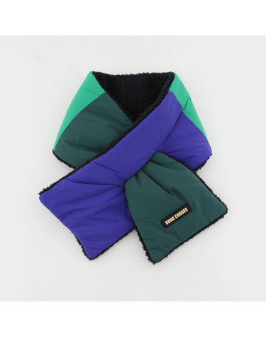 보보쇼즈 26FW 컬러블럭 쉽스킨 공용 넥 워머 B226AI030 360