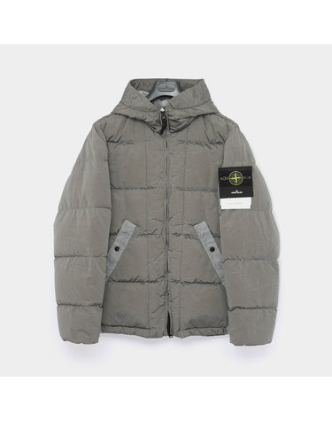 스톤아일랜드 26FW 와펜로고 나일론 메탈 에코닐 후드 패딩 남성 자켓 L2S154100019 S0019 V0060