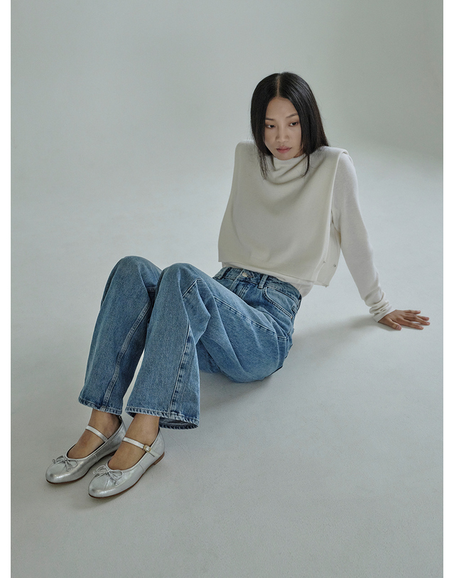 미슈쏘머치 월당 당혜 플랫_4Color 착용컷