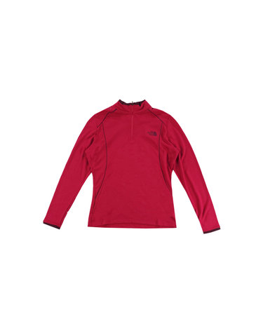 노스페이스 여성 WOOL L/S ZIP TEE TD2NFT7LH88-MAG