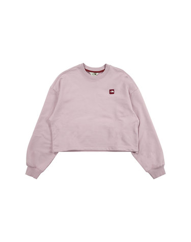 노스페이스 여성 컴피 크롭 스웨트셔츠 TD2NM5MN30K-LIL