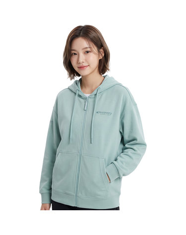 디스커버리 공용 캐주얼 트레이닝 후드 집업 DXTR13034-DML