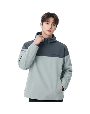디스커버리 공용  고프코어 우븐 후드형 아노락 DXTR33041-LGS