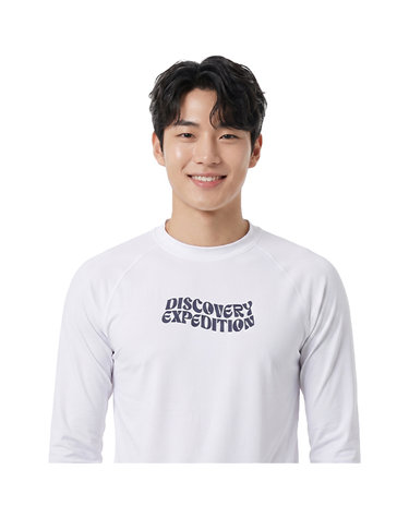 디스커버리 남성 루즈 핏 래쉬가드 DMSW65043-WHS