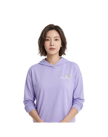 디스커버리 여성 루즈핏 후디 커버업 DWSW96043-LVD