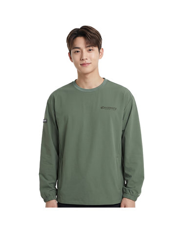 디스커버리 남성 우븐 에센셜 맨투맨 티셔츠 DMTR37044-LKS