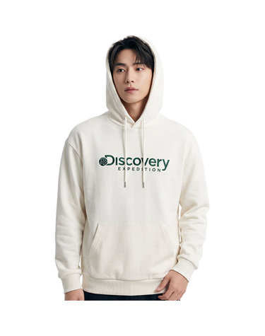 디스커버리 공용 로건 후드티셔츠 DXHD31044-WHS