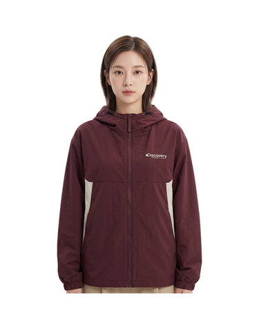 디스커버리 공용  컬러블럭 우븐 트레이닝 자켓 DXTR25044-BDS