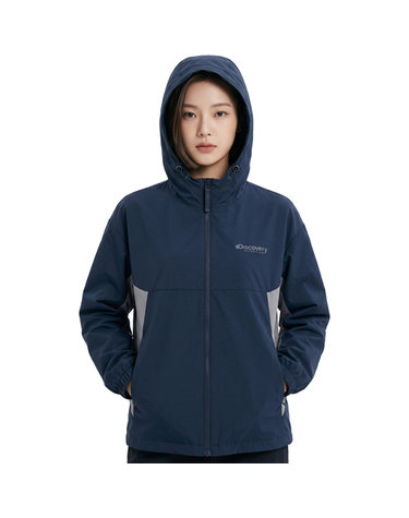 디스커버리 공용  컬러블럭 우븐 트레이닝 자켓 DXTR25044-NYD