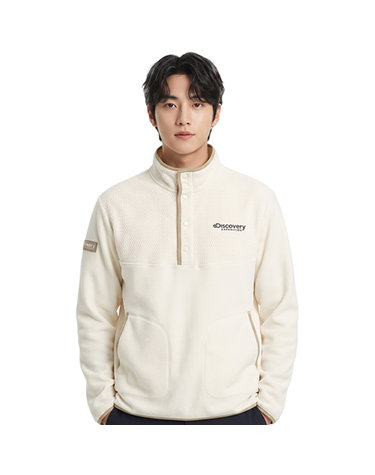디스커버리 남성  경량 플리스 아노락 DMSS35044-IVD