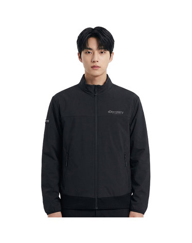 디스커버리  남성 패딩 플리스 하이넥 자켓 DMSS77046-BKS