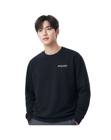 디스커버리  남성 기모 트레이닝  맨투맨 DMTR67046-BKS