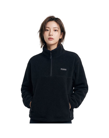디스커버리 여성  경량 플리스 아노락  DWSS41044-BKS