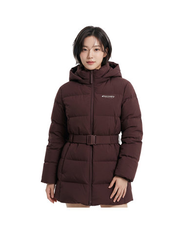 디스커버리 여성  베니아 구스다운 미드패딩 DWDJ96046-BDS