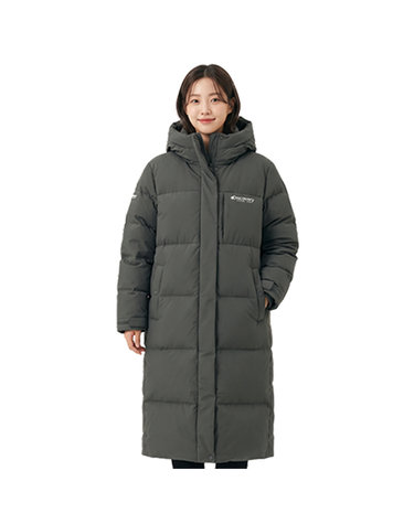 디스커버리 여성 RDS 레스터G 구스 롱 패딩 DWDJ68046-GRD